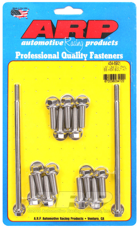 ARP LS1 LS2 SS Hex Oil Pan Bolt Kit