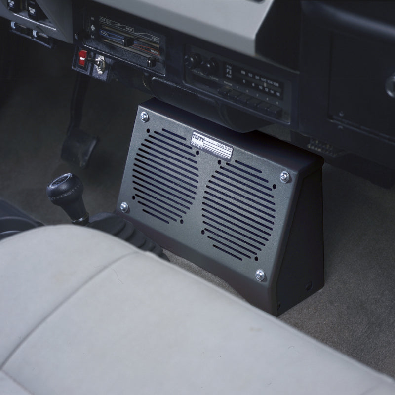 Tuffy Dual Speaker Box Black