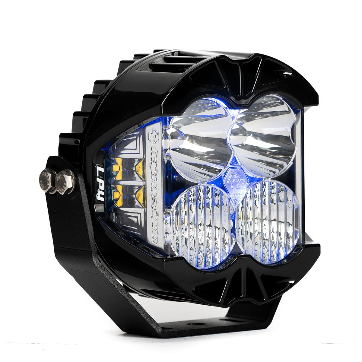 LP4 Pro LED Auxiliary Light Pod Light Pattern Driving/Combo Blue Backlight Baja Designs - 290015