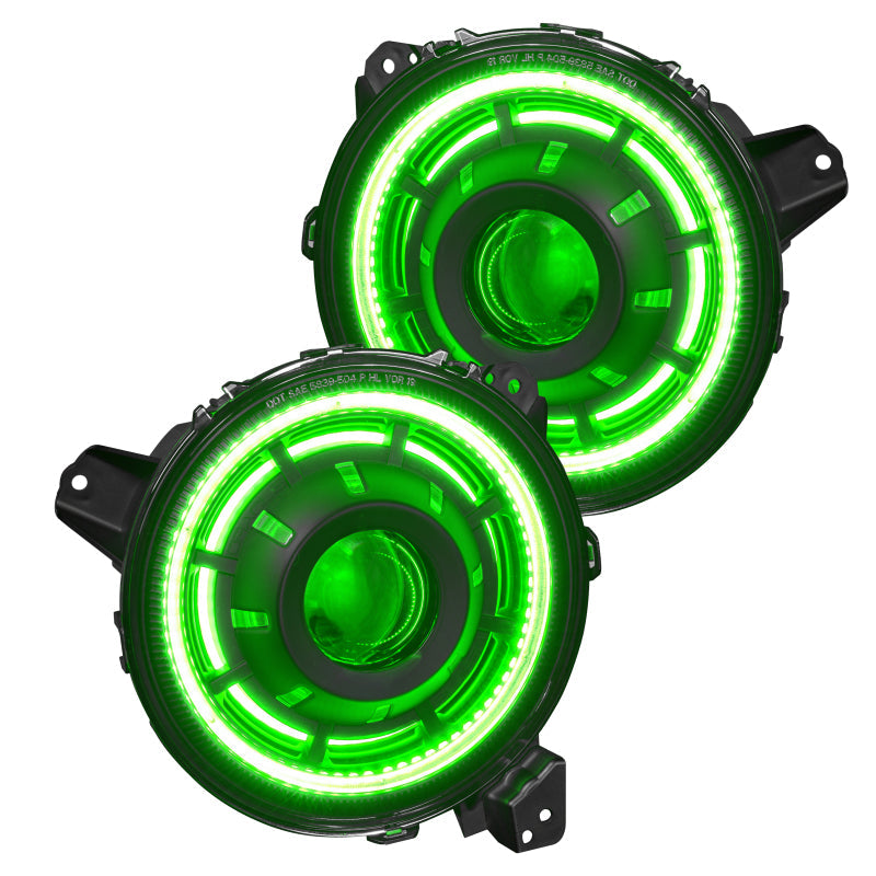 Oracle Oculus Bi-LED Projector Headlights for Jeep JL/Gladiator JT - w/ BC1 Controller