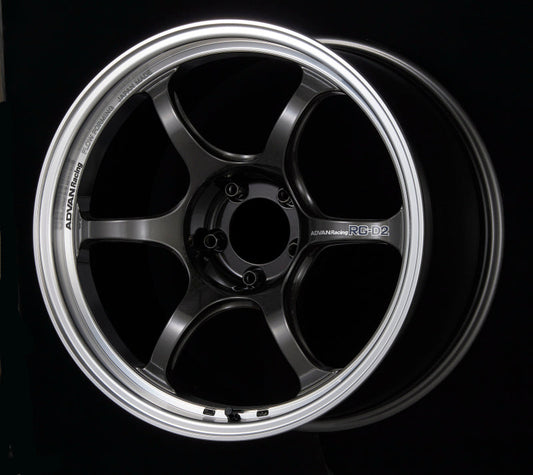 Advan RG-D2 18x9.5 +45 5x114.3 Machining and Black Gunmetallic Wheel