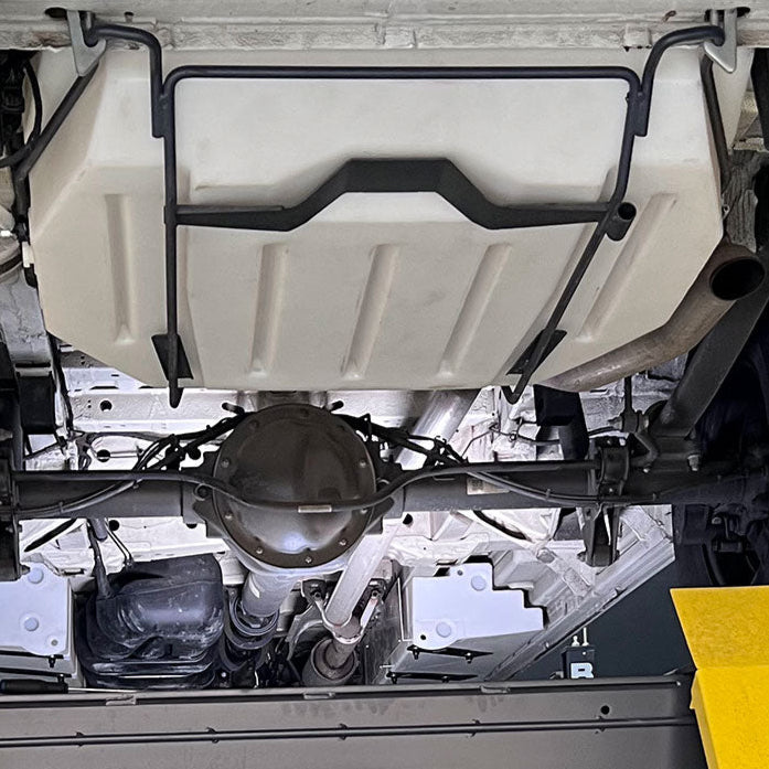 35 Gallon Spare Tire Replacement Fresh Water Tank 2007-2025 Mercedes Sprinter 144" & 170"