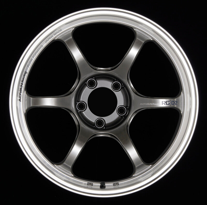 Advan RG-D2 18x9.5 +40mm 5x100 Machining and Racing Hyper Black Wheel