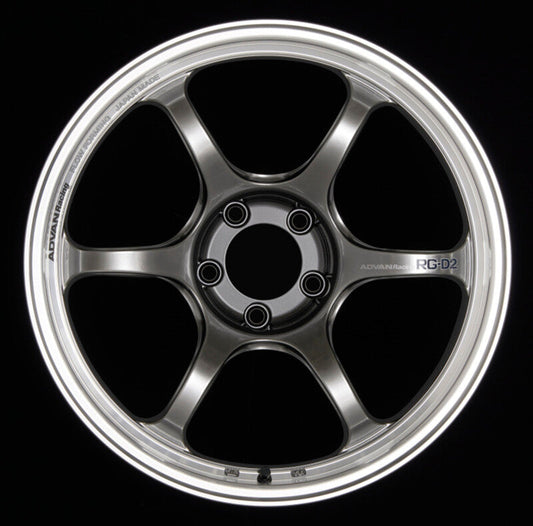 Advan RG-D2 18x9.5 +40mm 5x100 Machining and Racing Hyper Black Wheel
