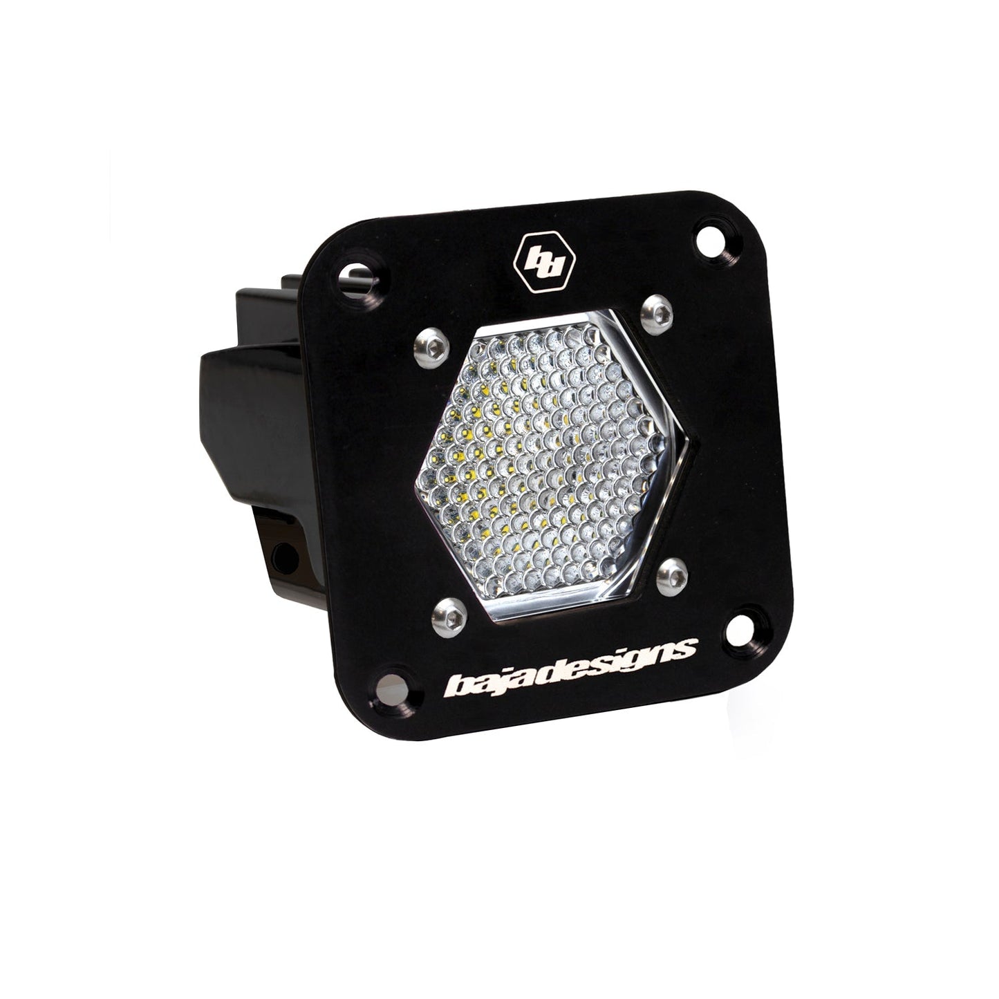 LED Light Pod Flush Mount Clear S1 Work/Scene Pattern Baja Designs - 381006