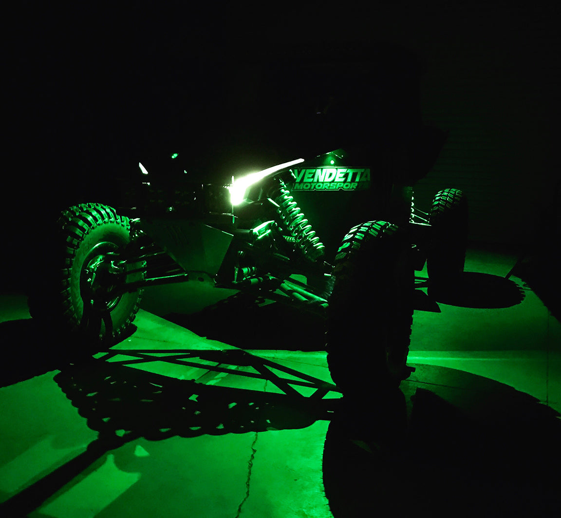 LED Rock Light Green Baja Designs - 398047