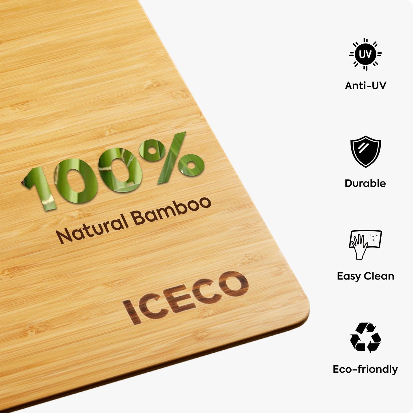 Portable Folding Bamboo Camping Table