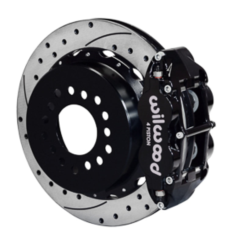 Wilwood Narrow Superlite 4R Rear Kit 14in Drilled G-Body W/ 2.62in Axle Offset