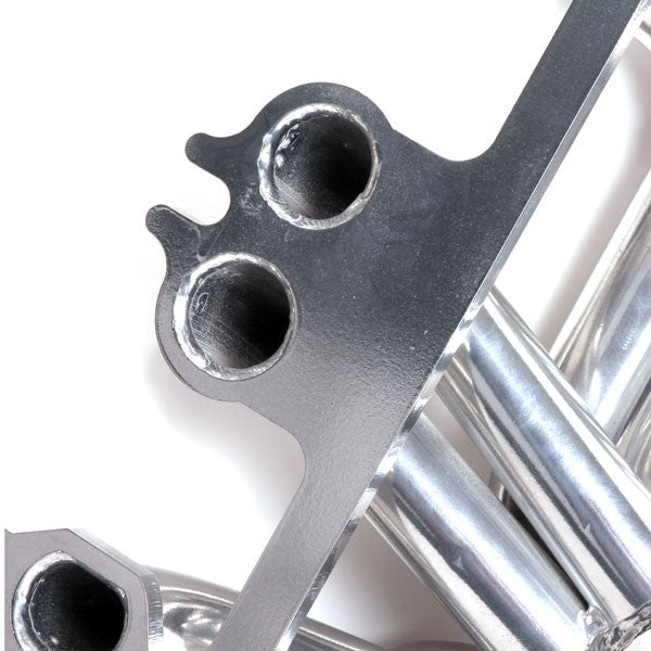 Jeep Cherokee Wrangler 4.0 1-1/2 Shorty Exhaust Header Polished Silver Ceramic 91-99