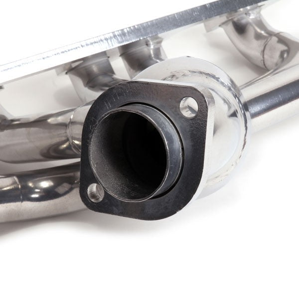 Jeep Cherokee Wrangler 4.0 1-1/2 Shorty Exhaust Header Polished Silver Ceramic 91-99