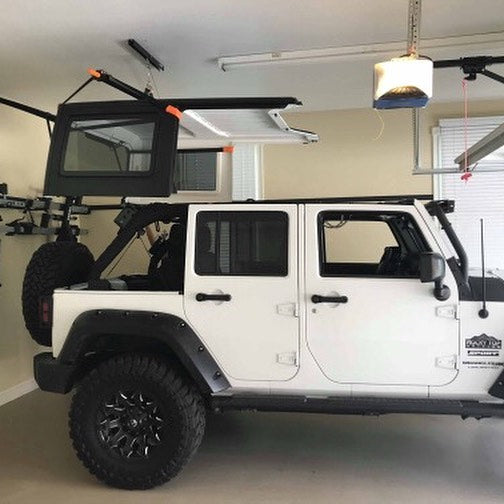 J-BARR: Jeep Wrangler Hardtop Removal Hoist and Storage System