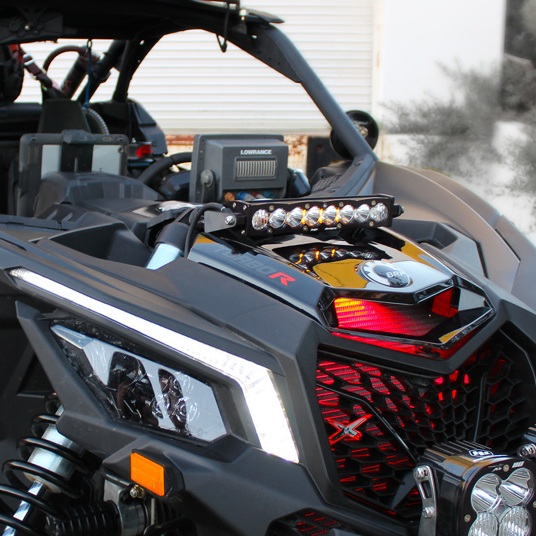 Can-Am X3 Shock Mount Kit w/10 Inch S8 Light Bar Clear Baja Designs - 447037