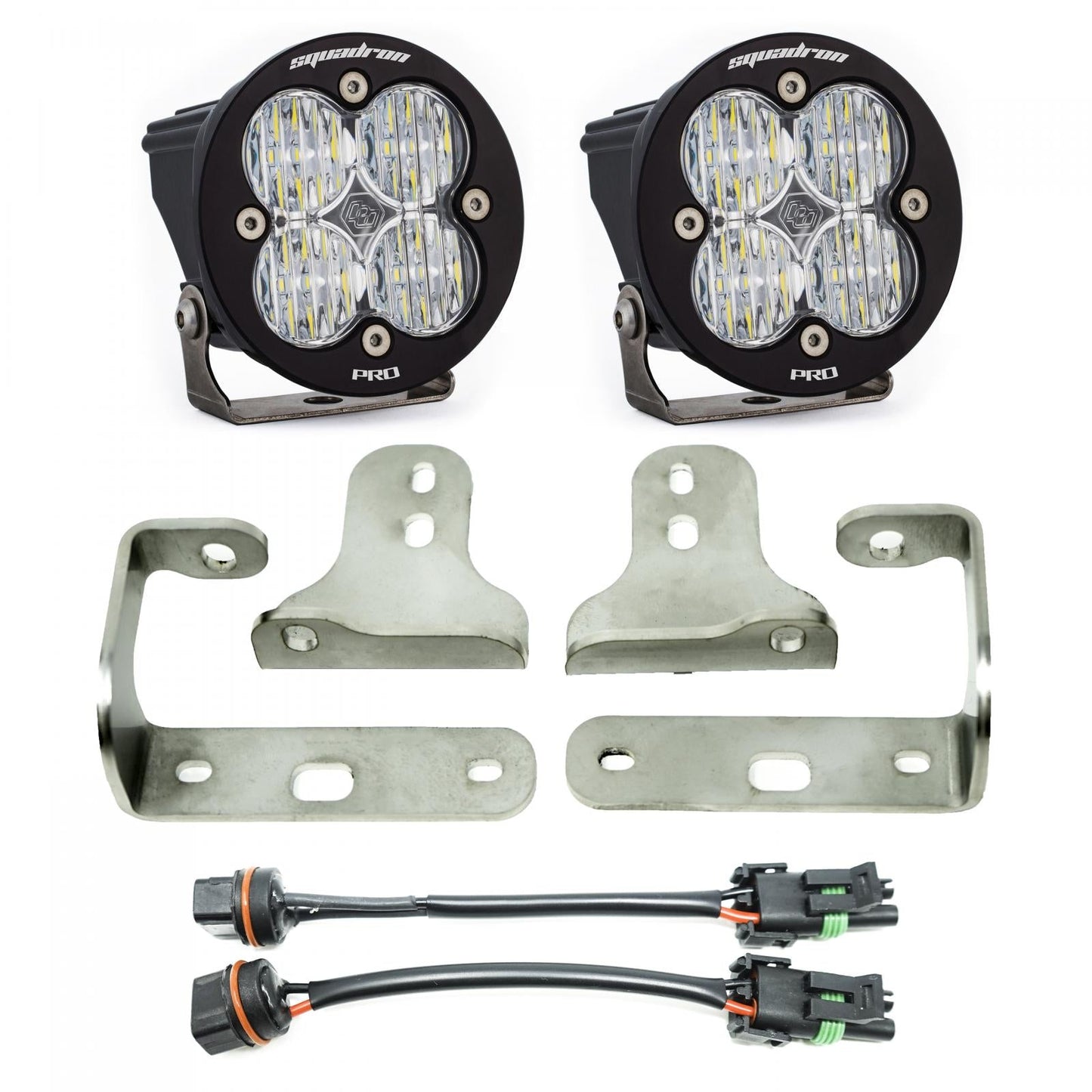 Jeep JL Fog Pocket Kit 2018 Wrangler JL Squadron Pro Series Baja Designs - 447067