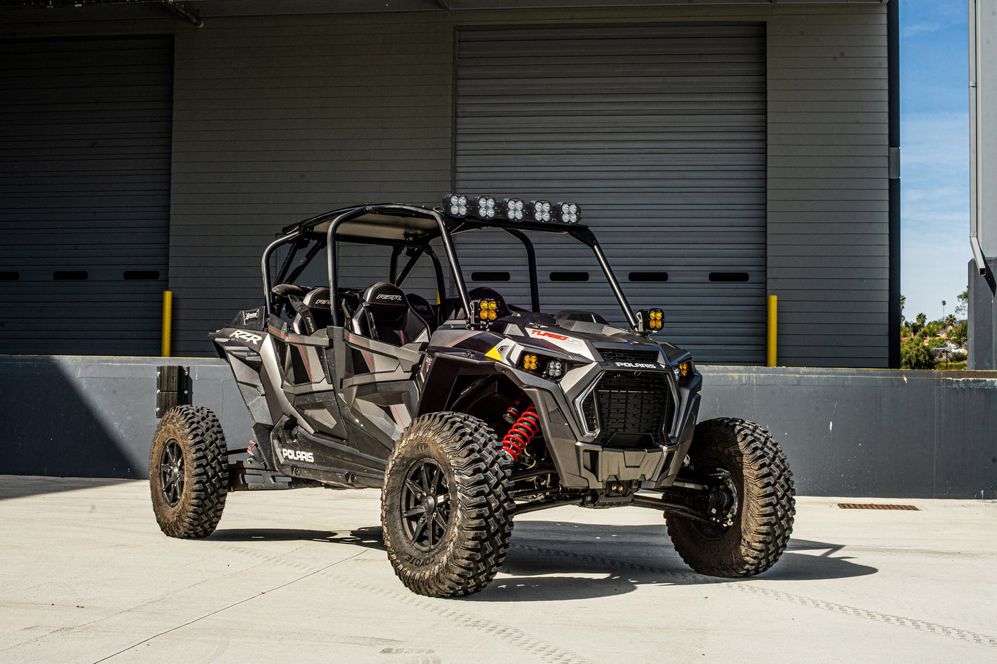 Polaris RZR Turbo S, XL Linkable Roof Bar Kit Baja Desgins - 447098