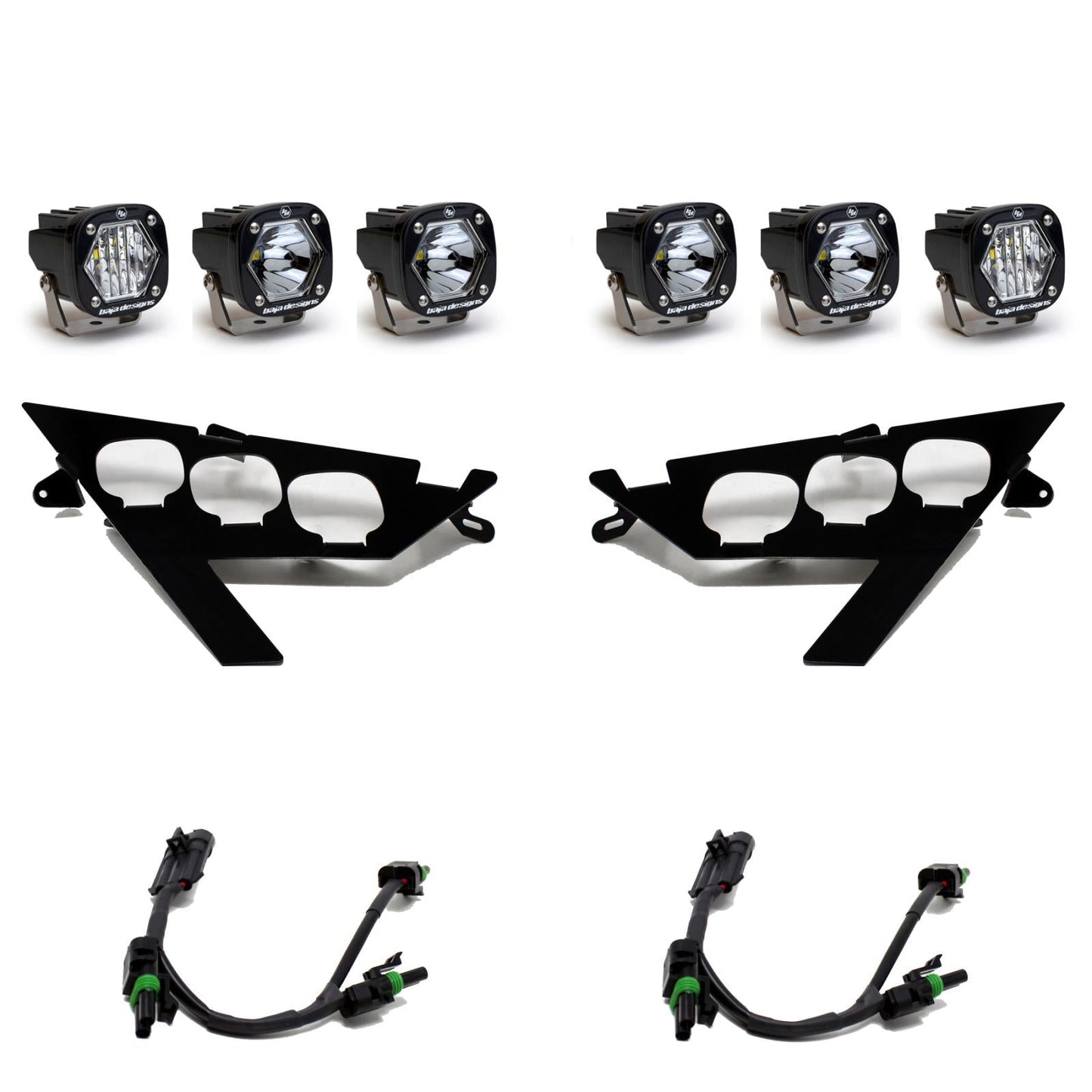 RZR Pro XP Headlight Kit For 20-Pres Polaris RZR Pro XP Baja Designs - 447156