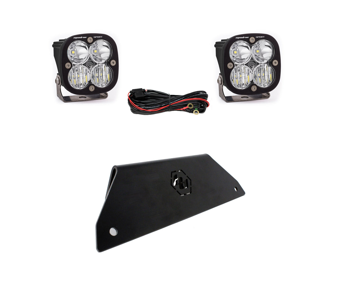 Polaris RZR Pro XP Lower Bumper LED Light Kit Sport D/C Clear Baja Design - 447169