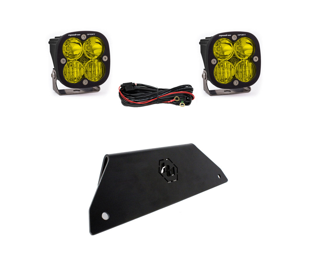 Polaris RZR Pro XP Lower Bumper LED Light Kit Sport D/C Baja Amber Baja Designs - 447170