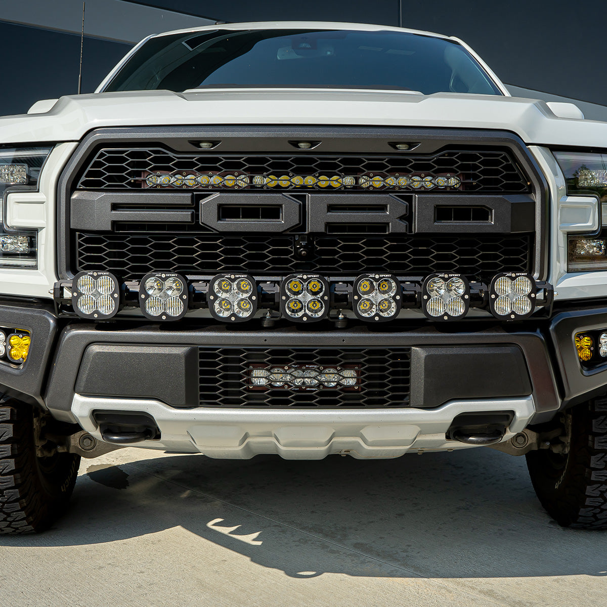 17-20 Ford, Raptor OnX6+ Lower Grille LED Kit Baja Designs - 447557