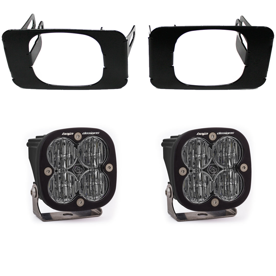 Super Duty Fog Lights SAE Fog Pocket Kit 17-18 Super Duty 15-18 F-150 Baja Designs - 447618