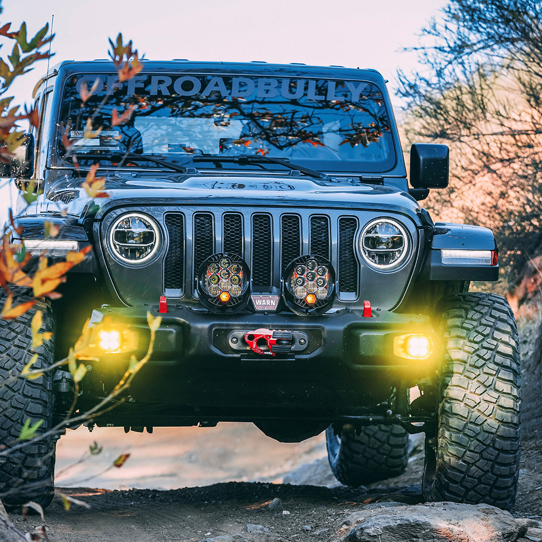 Jeep JL Fog Light Squadron-R 18-Pres Wrangler JL Rubicon Fog Pocket Kit Baja Designs Baja Designs - 447623