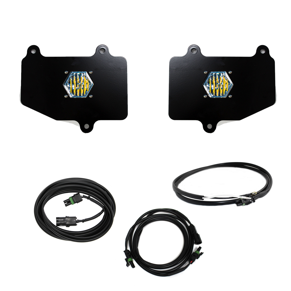 Jeep JT LED Light Dual S1 Reverse Kit w/Upfitter For 18-Pres Wrangler JT Baja Designs - 447652UP