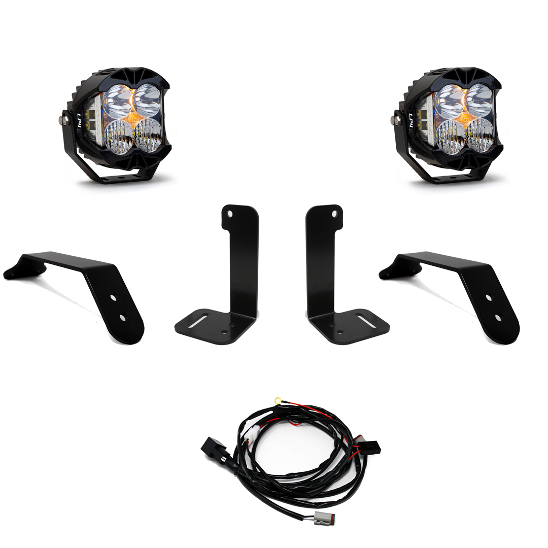 Jeep JL/JT Dual LP4 Auxiliary Light Kit Baja Designs - 447658