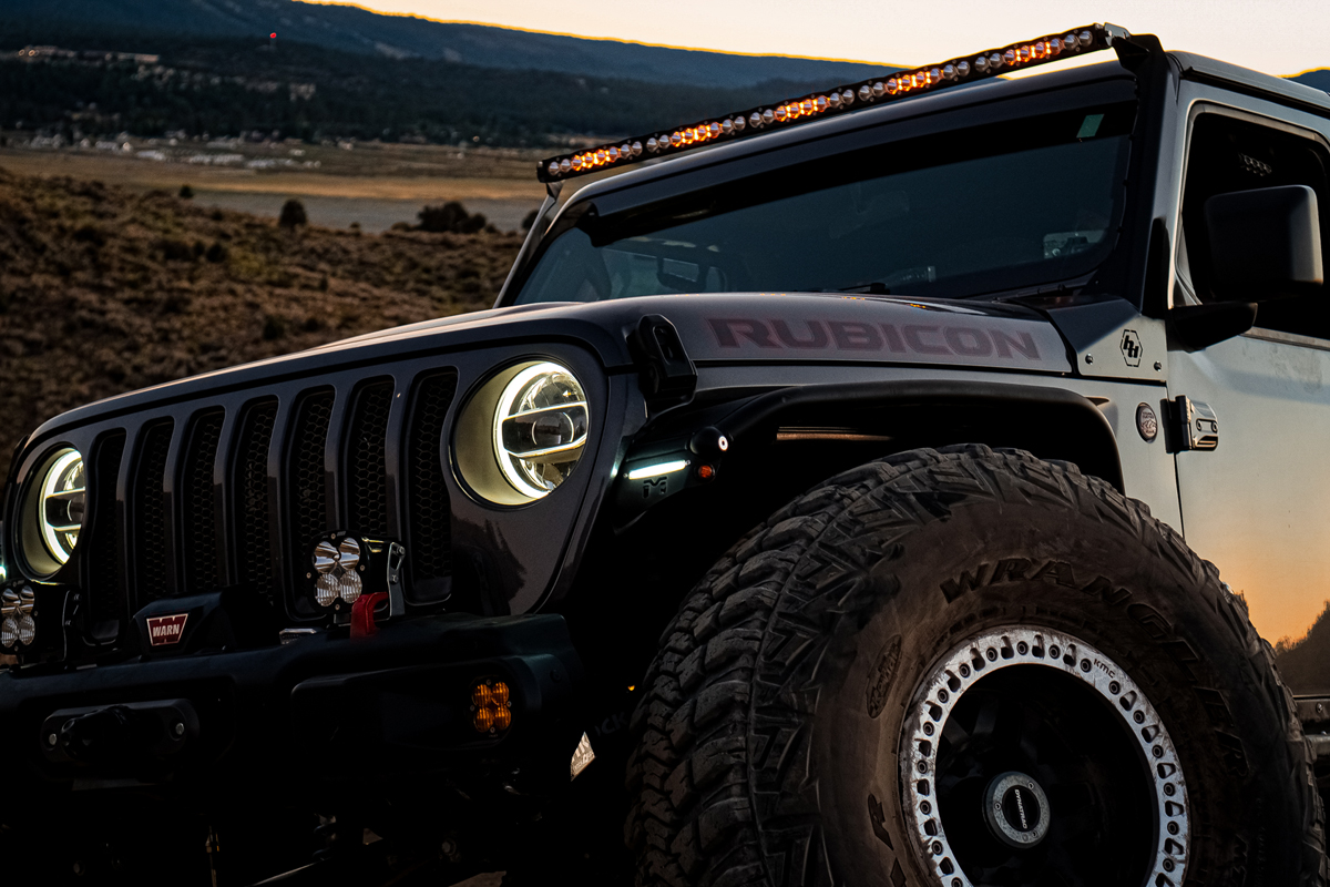 Jeep JL/JT Roof Bar LED Light Kit 50 Inch OnX6+ Baja Designs - 447666