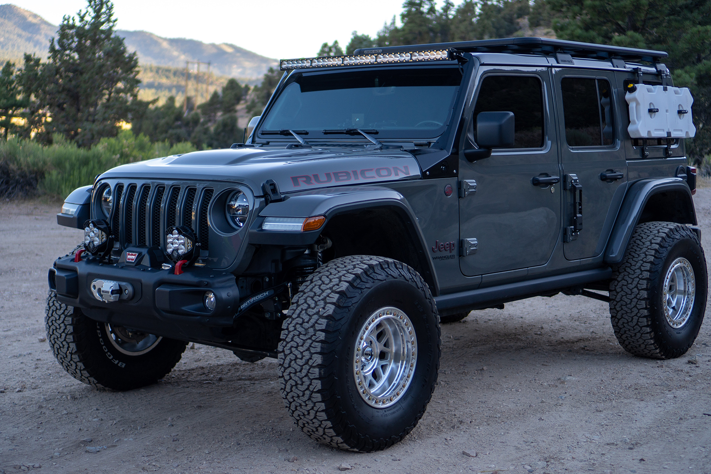 Jeep JL/JT Rubicon Steel Bumper LED Light Kit LP6 Baja Designs - 447671