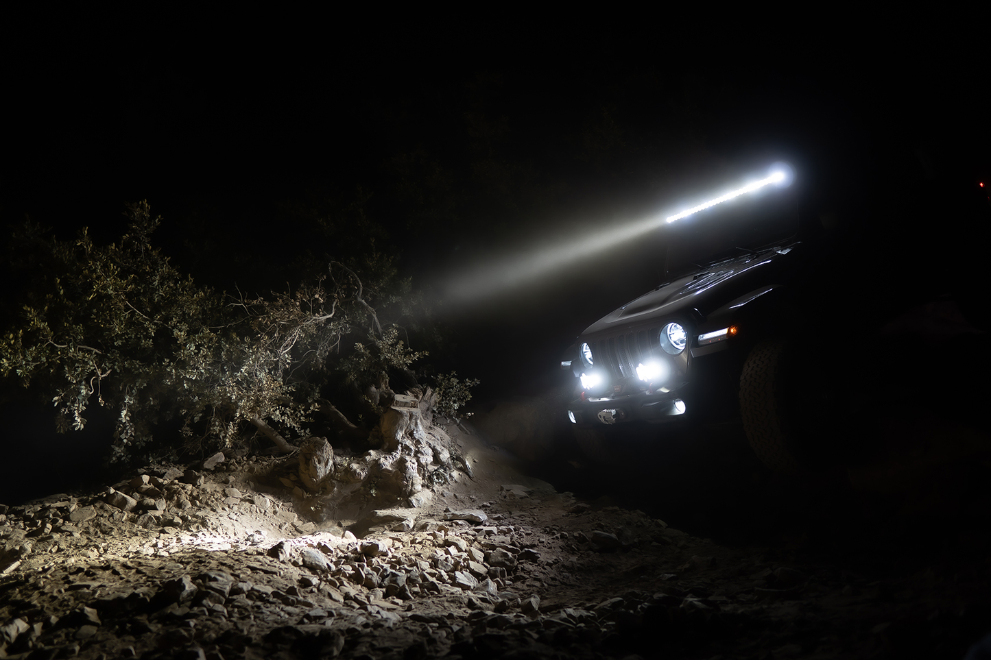 Jeep JL/JT Rubicon Steel Bumper LED Light Kit LP6 Baja Designs - 447671