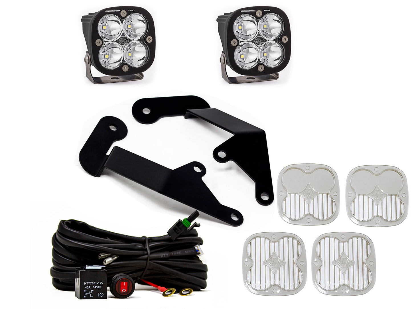Ford Bronco Sport A-Pillar Kit Squadron Pro Clear Baja Designs - 447686