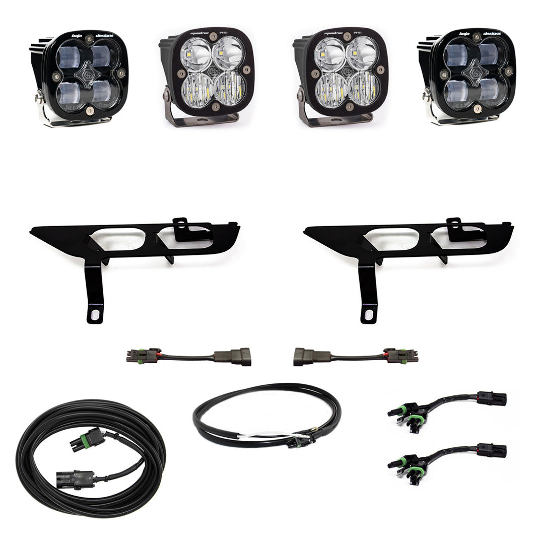 Ford, F150, (21-On), FPK, SAE Clear/Pro DC, Up w/o DRL Baja Designs - 447699UP