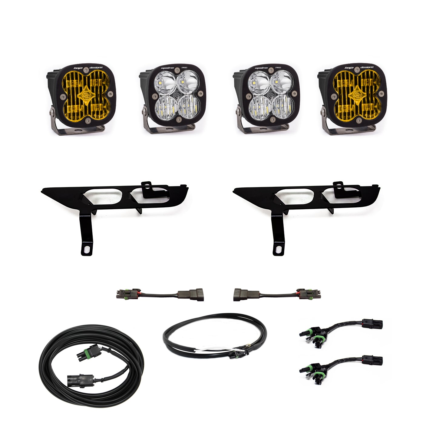 Ford, F150, (21-On), FPK, SAE Baja Amber/Pro DC, Up w/o DRL - 447700UP