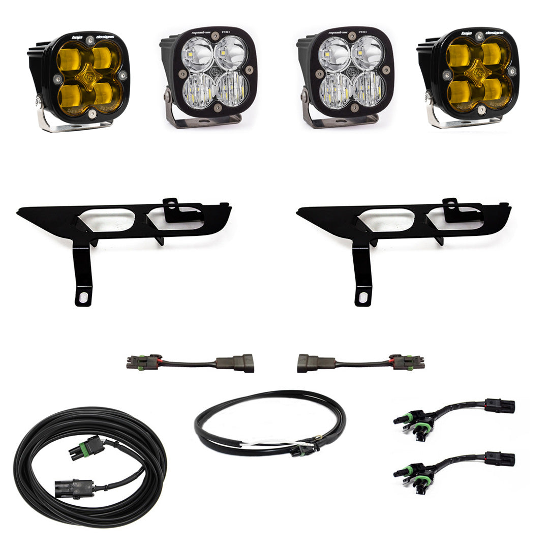 Ford, F150, (21-On), FPK, SAE Baja Amber/Pro DC, Up w/o DRL - 447700UP