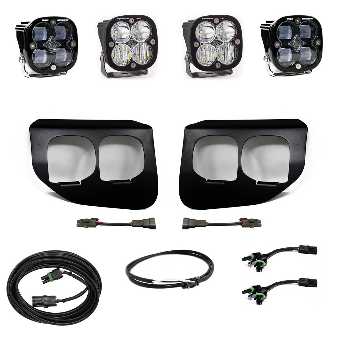 Ford Super Duty (20-22) Fog Lights Dual FPK SAE/Pro DC Baja Designs w/Upfitter Baja Designs - 447736UP