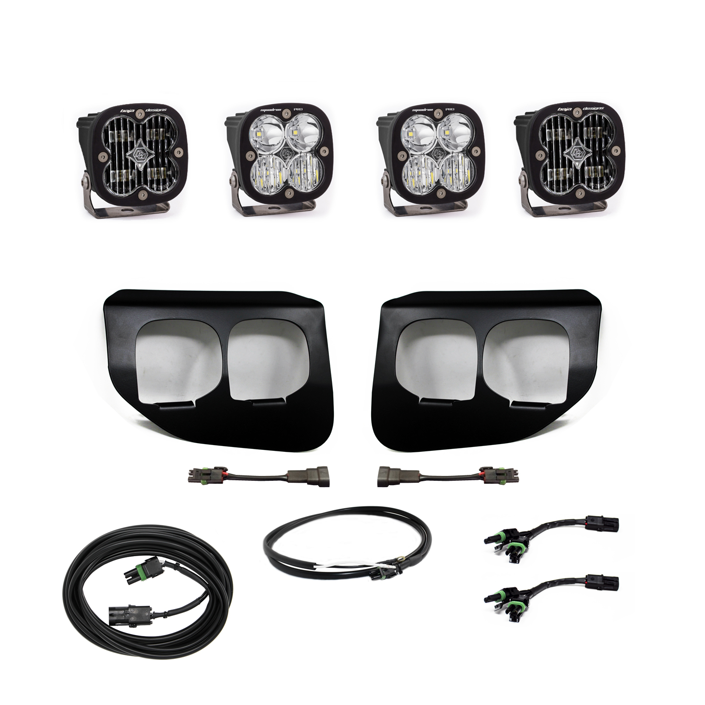 Ford Super Duty (20-22) Fog Lights Dual FPK SAE/Pro DC Baja Designs w/Upfitter Baja Designs - 447736UP