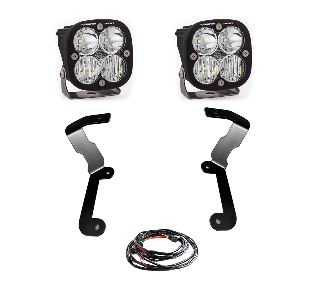 Sierra 1500 19-On Squadron Sport A Pillar Light Kit Baja Designs - 447742