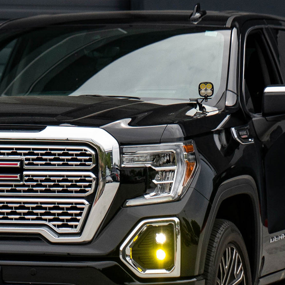 Sierra 1500 19-On Squadron Sport A Pillar Light Kit Baja Designs - 447742