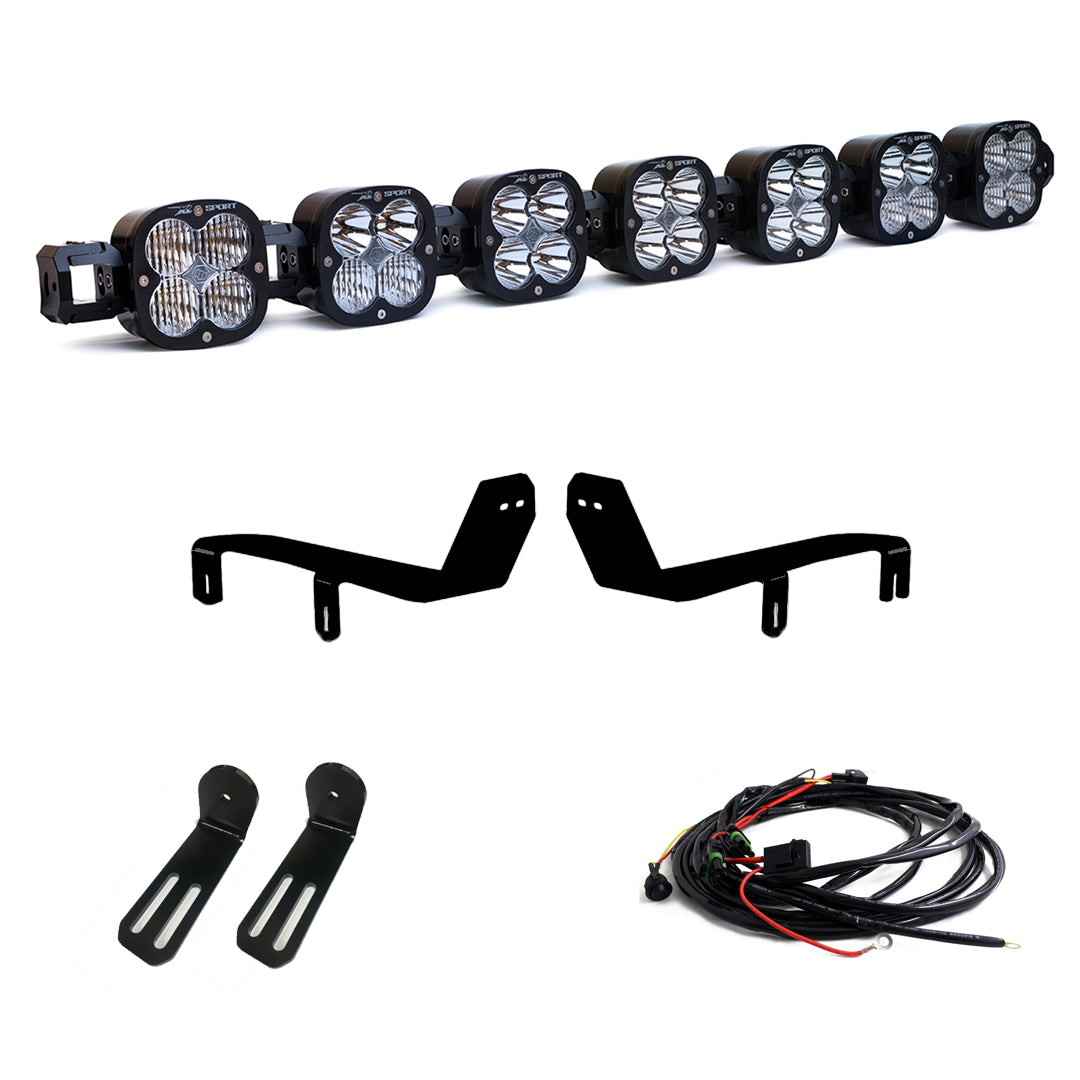 7 XL Linkable LED Light Kit For 17-19 Ford Super Duty Baja Designs - 447744