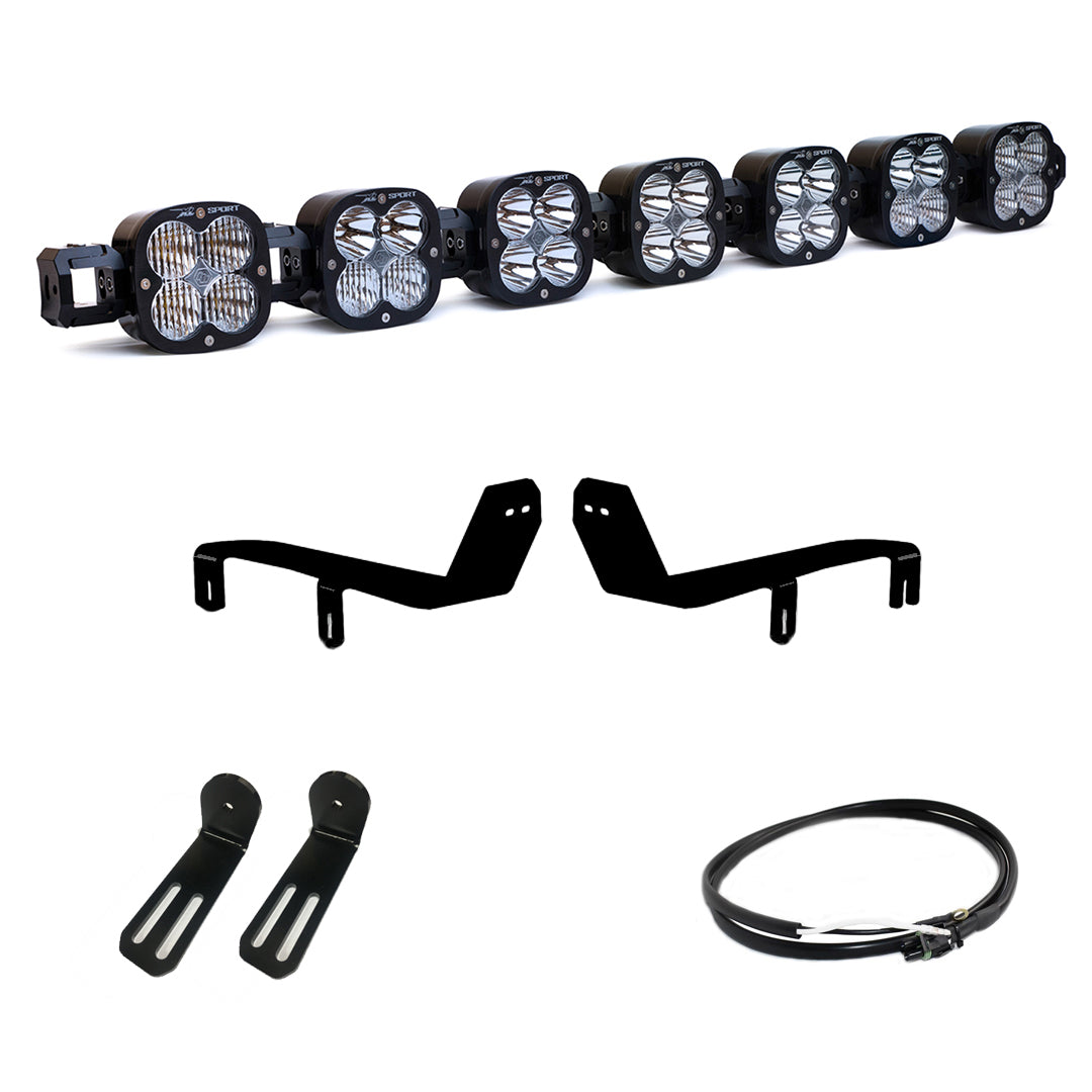7 XL Linkable LED Light Kit For 17-19 Ford Super Duty w/Upfitter Baja Designs - 447744UP