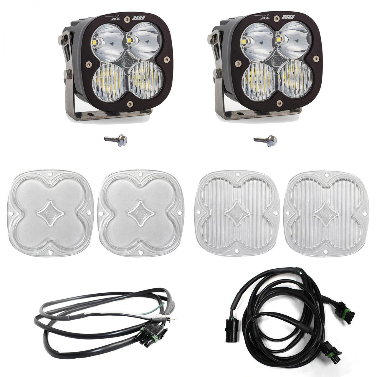 Bronco A Piller Light Kit 21-Up Ford Bronco XL80 D/C w/Upfitter Baja Designs - 447751UP