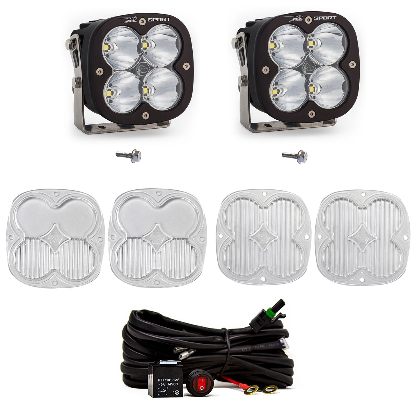 Bronco A Piller Light Kit 21-Up Ford Bronco XL Sport Spot Baja Designs - 447753