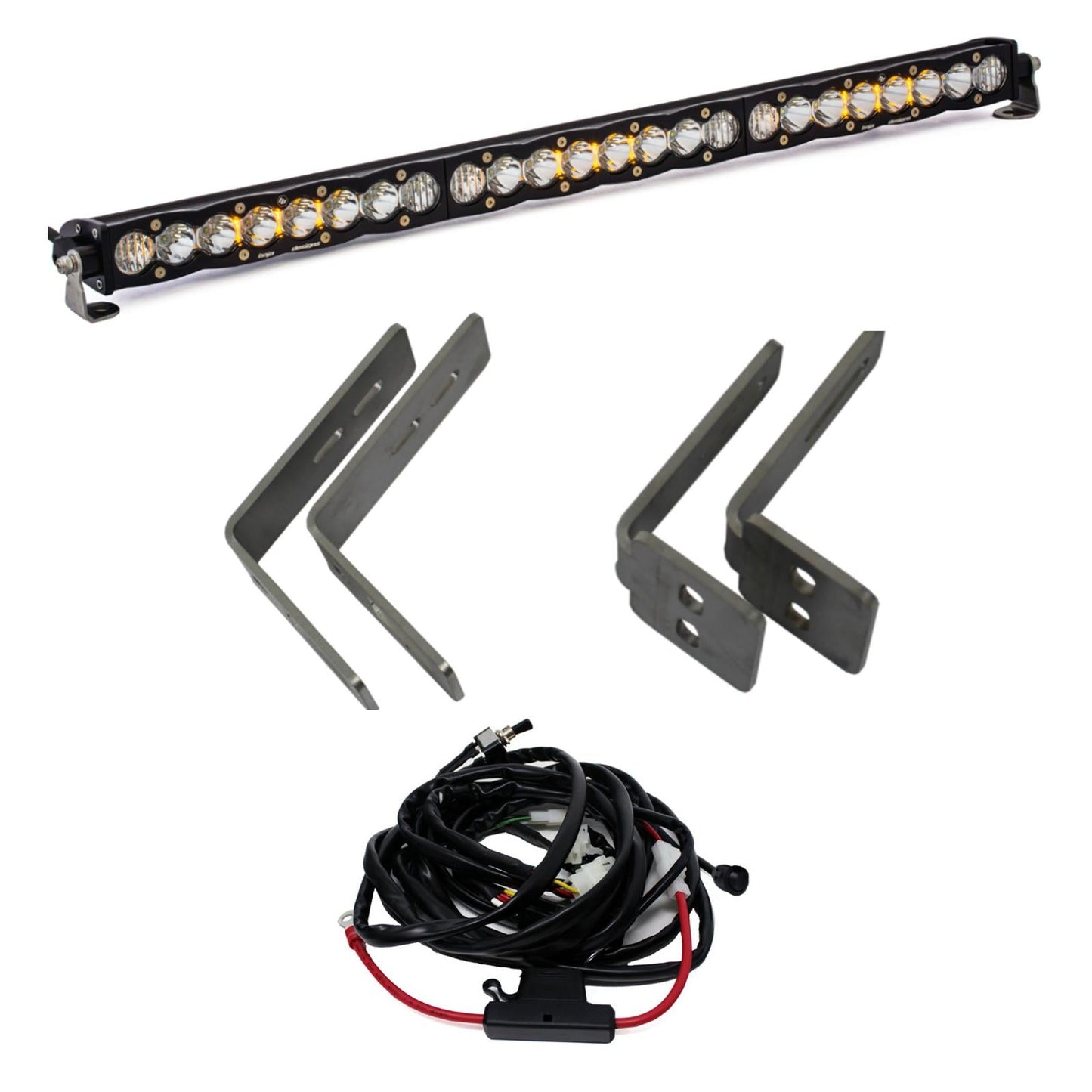 Ford Super Duty (11-16) S8 30 inch Grille Mount Kit Baja Designs - 447792