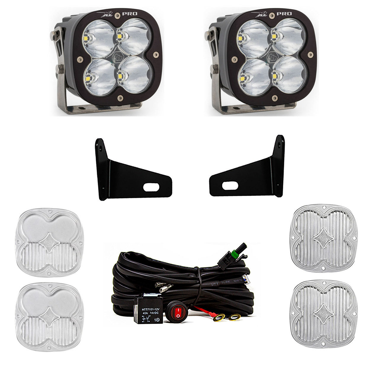 XL Pro A-Pillar Kit 17-22 Maverick X3 Driving/Combo Clear Baja Designs - 447805
