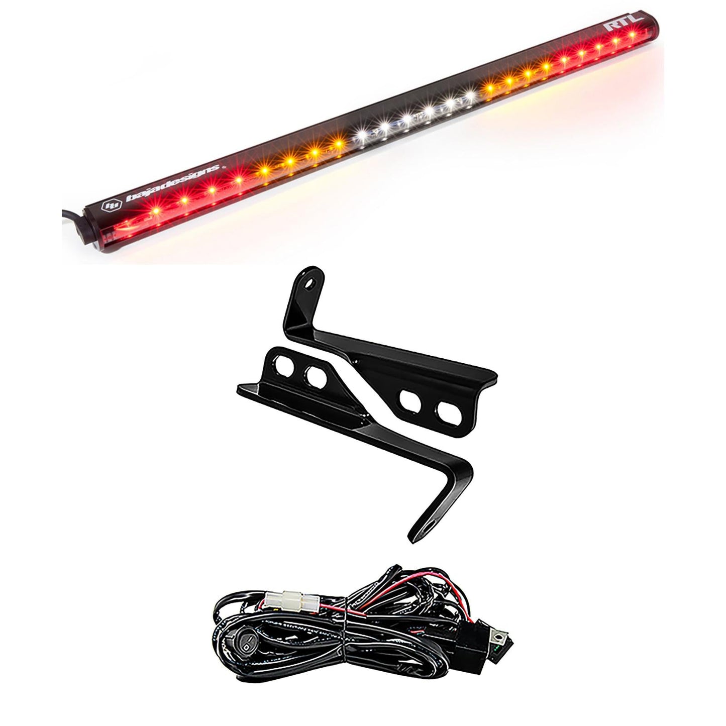 Polaris RZR 15-18 4 Seat 30 Inch RTL-S Rear Light Bar with Bracket Kit Baja Designs - 447816