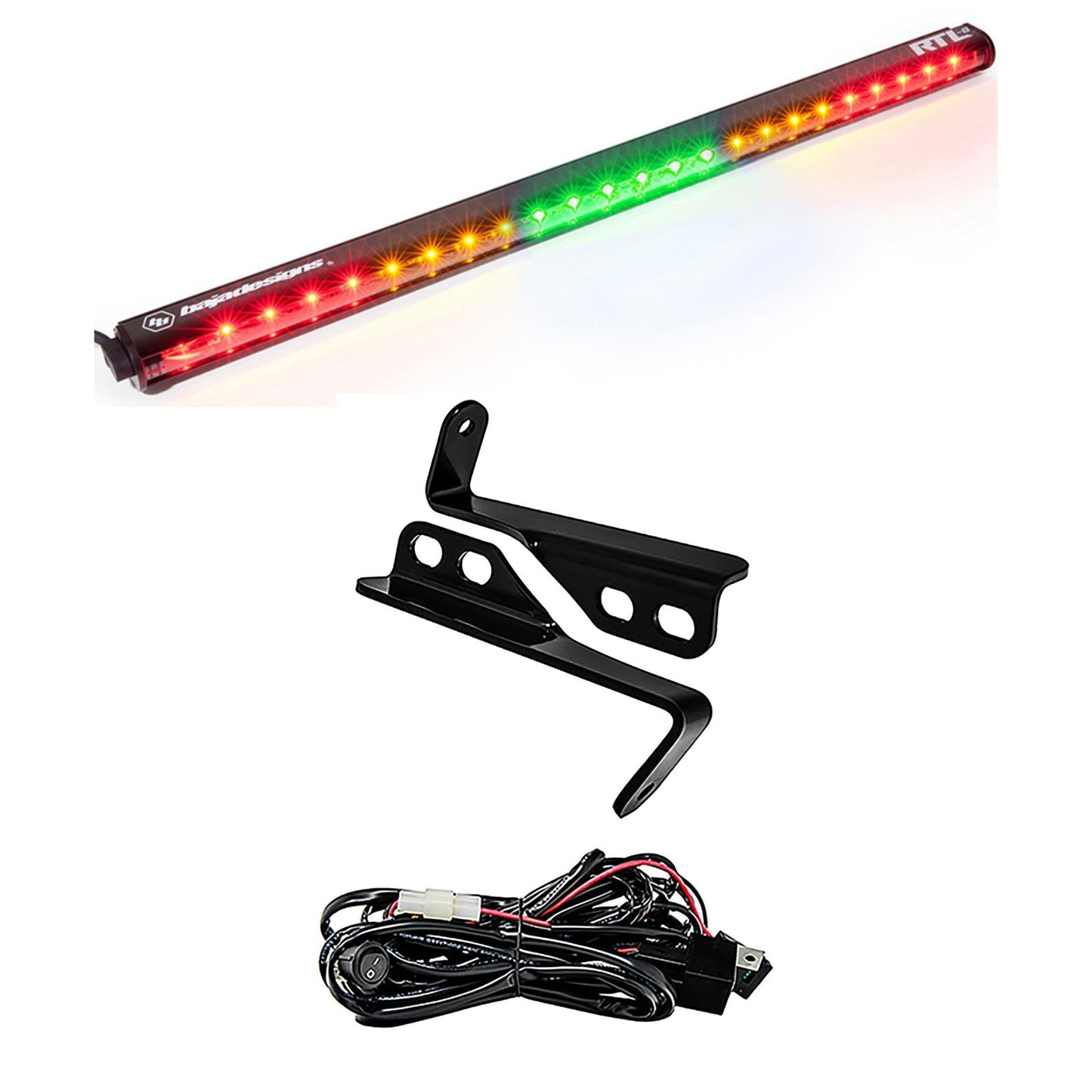 Polaris RZR 15-18 4 Seat 30 Inch RTL-G Rear Light Bar with Bracket Kit Baja Designs - 447819