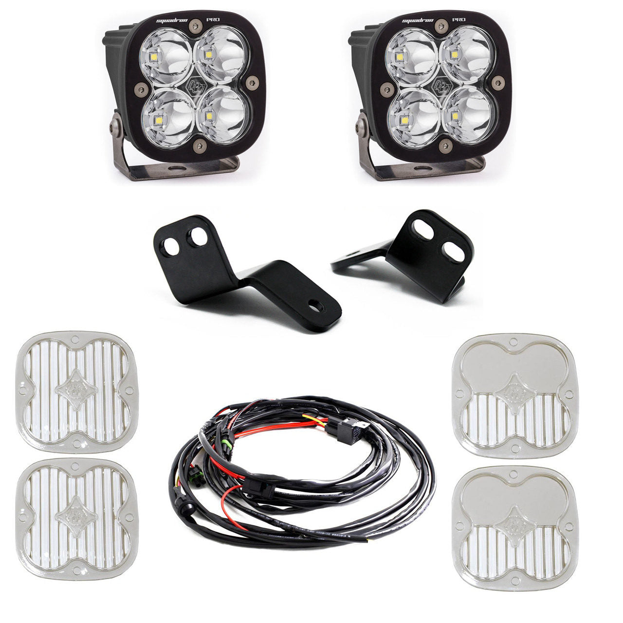 Squadron Pro A-Pillar Kit 18-22 Wildcat XX Driving/Combo Clear Baja Designs - 447828