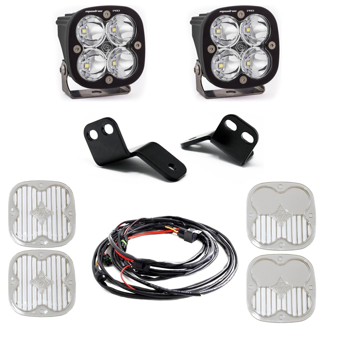 Squadron Pro A-Pillar Kit 18-22 Wildcat XX Driving/Combo Clear Baja Designs - 447828