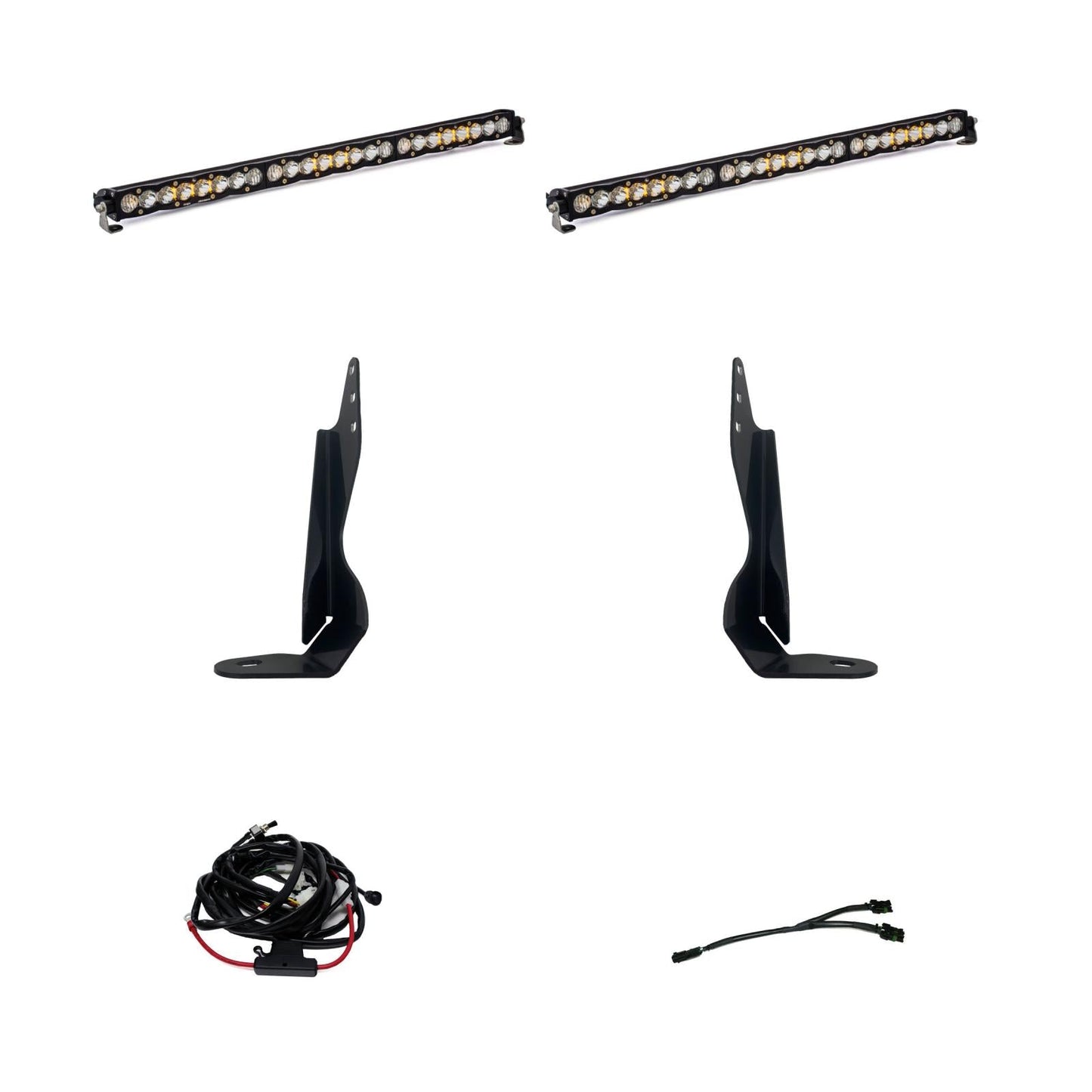 GMC 2500/3500 2020-On Behind Grill Kit Dual S8 Baja Designs - 447854