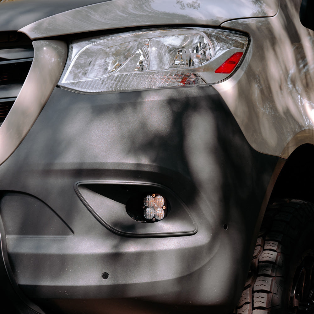 Squadron Pro Fog Pocket Kit 19-24 Sprinter 1500/2500/3500 (Wide Cornering; Clear) - 447864