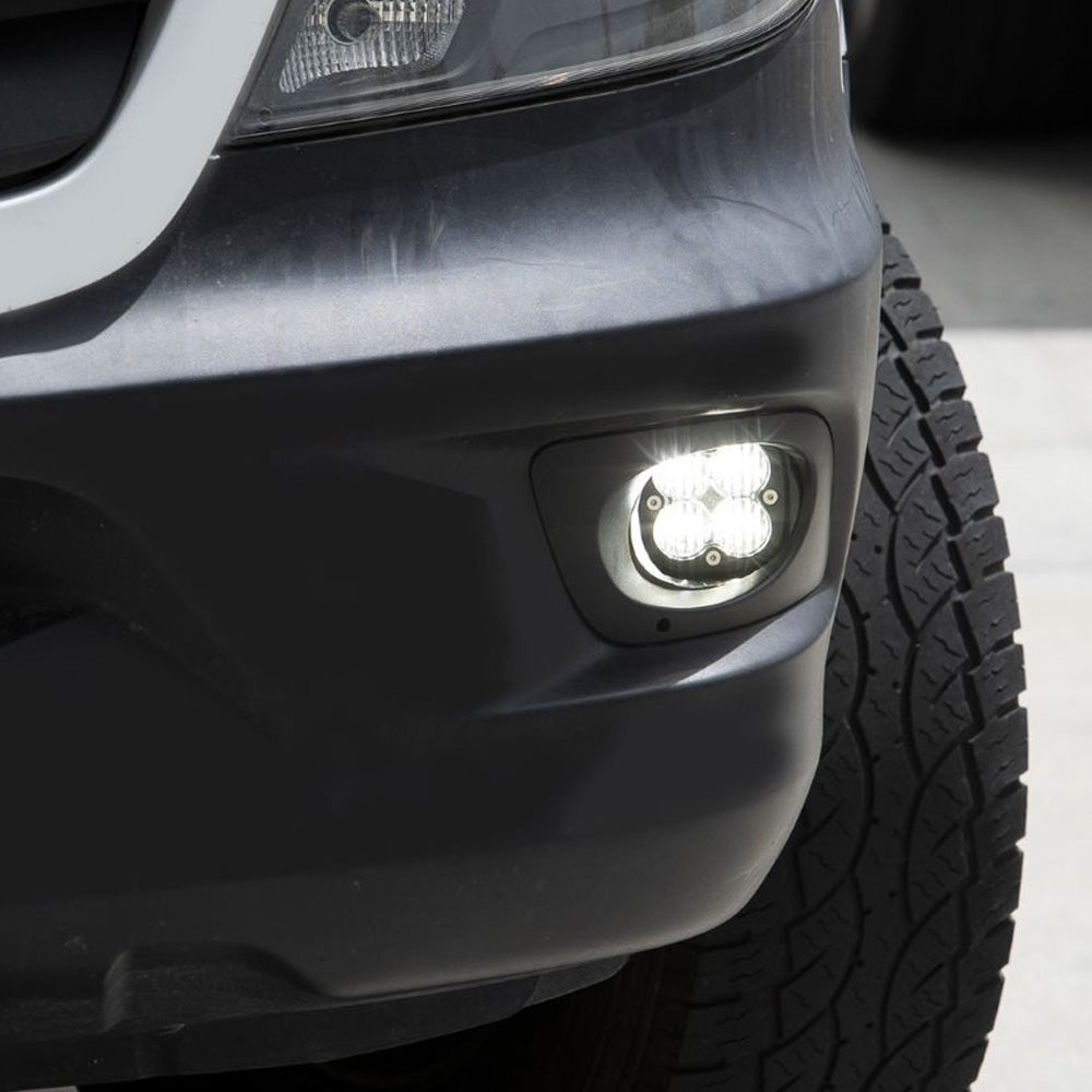 Squadron Pro Fog Pocket Kit 19-24 Sprinter 1500/2500/3500 (Wide Cornering; Clear) - 447864